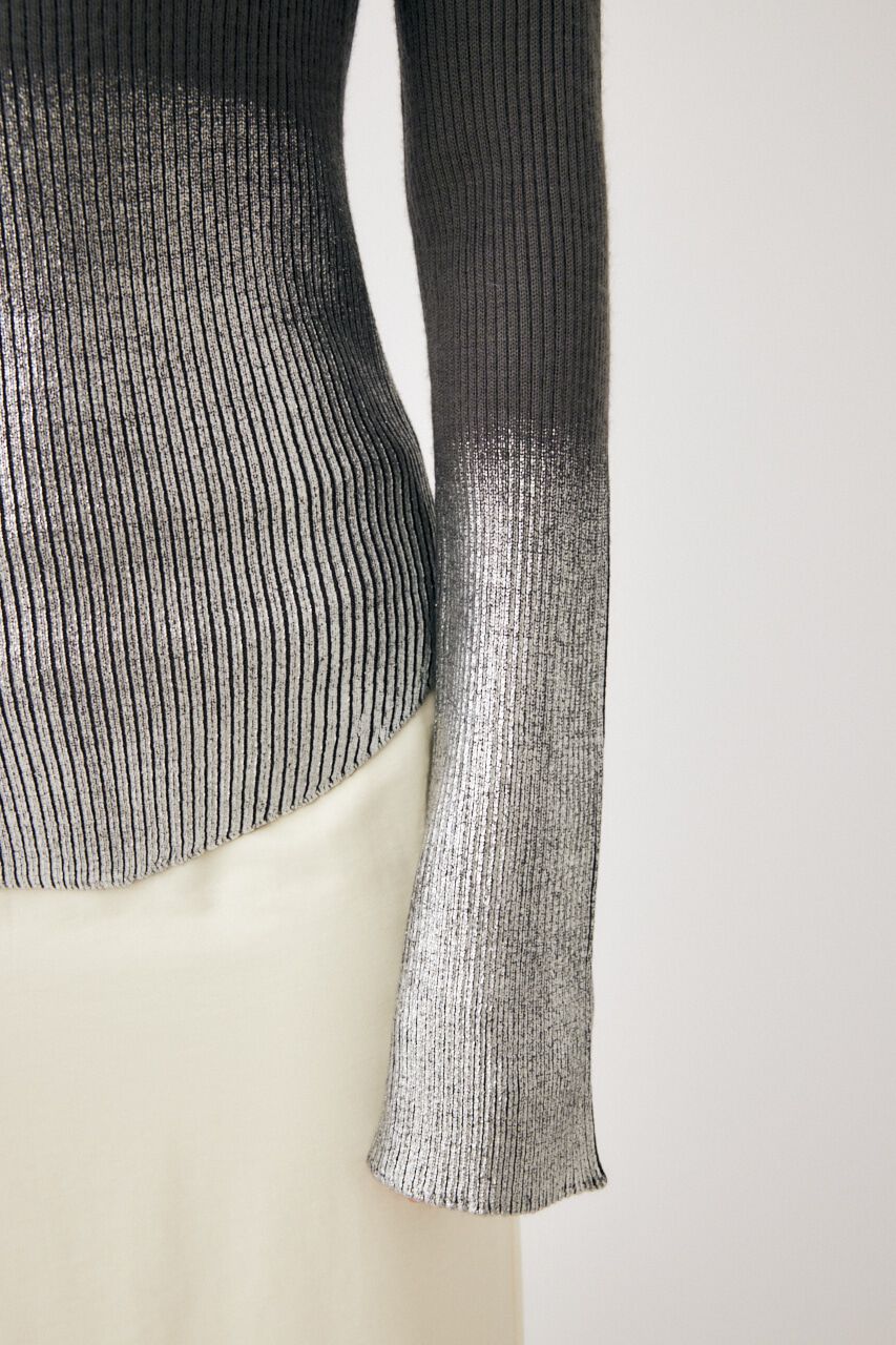 MOUSSY「METALIC RIB ニット」|ニット・セーター|