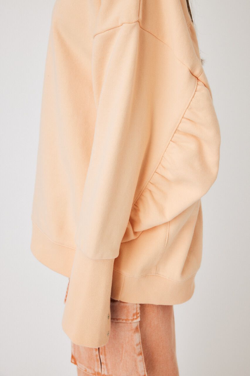 MOUSSY「BACK GATHER LOOSE スウェット」|パーカー|