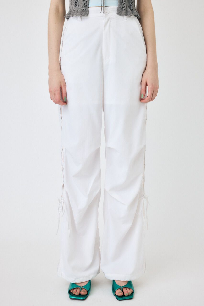 MOUSSY「SIDE LACE UP PARACHUTE パンツ」|その他|