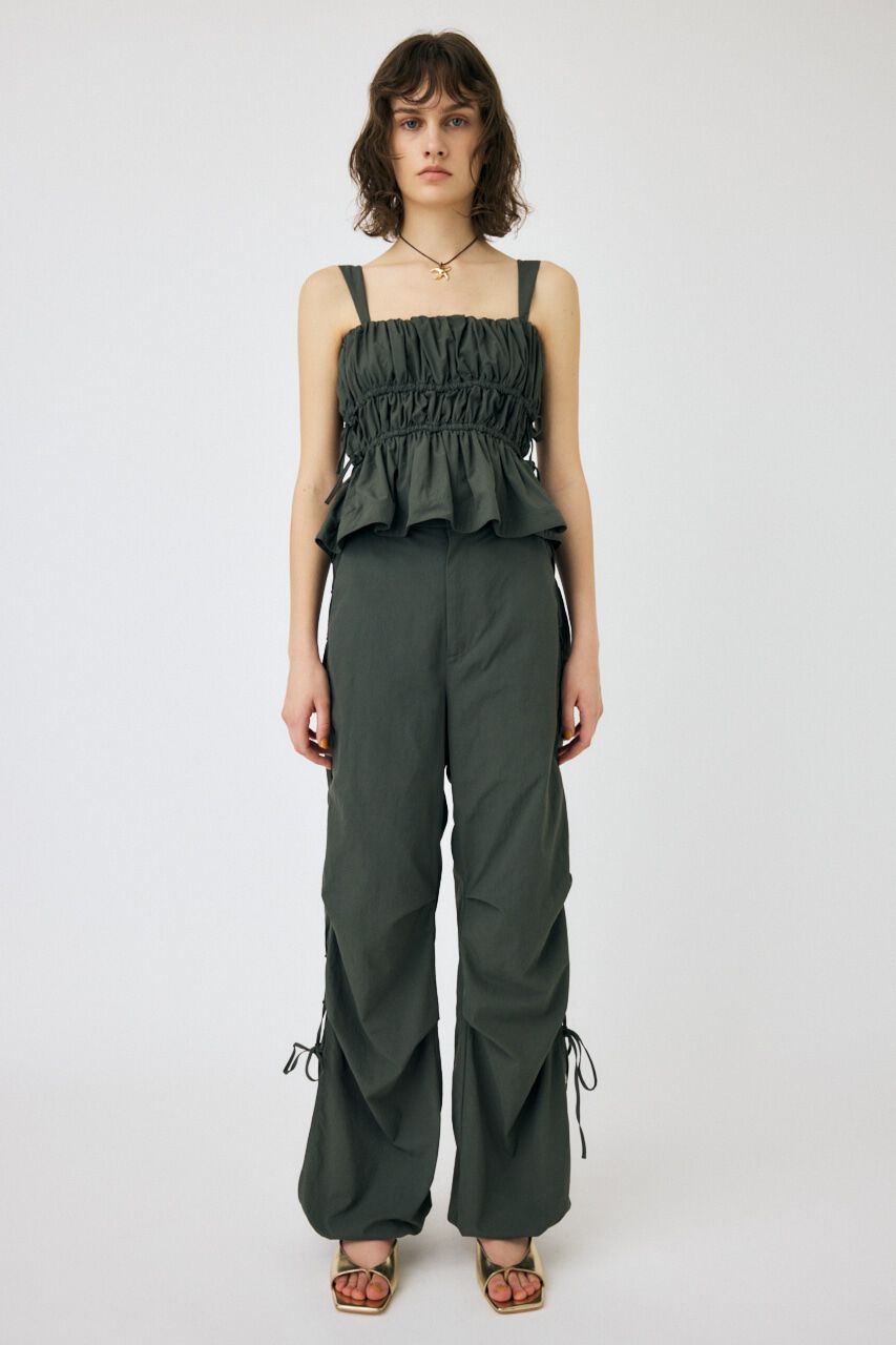 MOUSSY「SIDE LACE UP PARACHUTE パンツ」|その他|