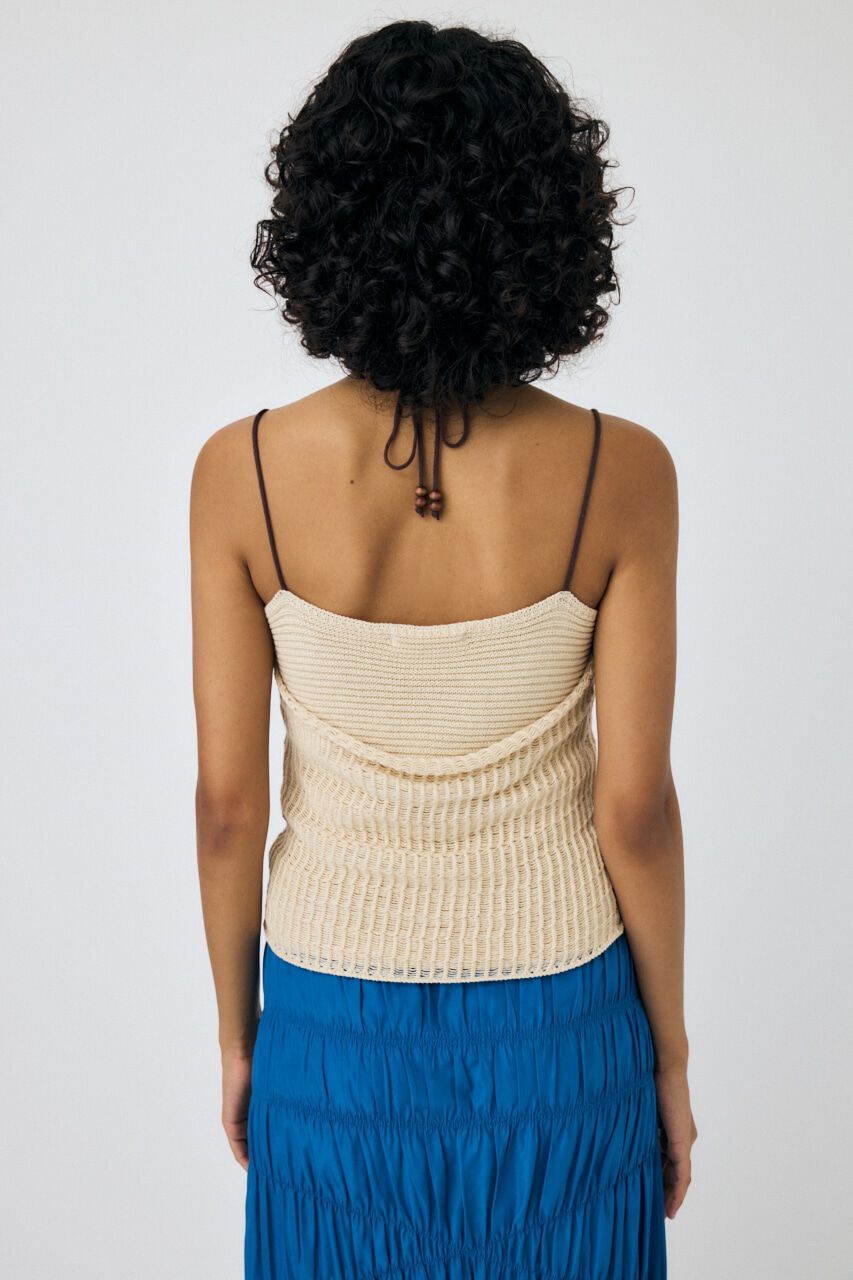 MOUSSY「MESH KNIT キャミソール」|キャミソール|