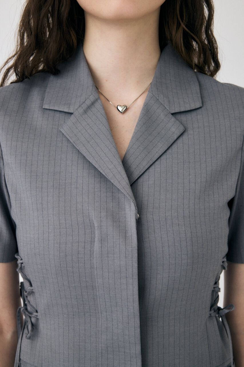 MOUSSY「LACE UP TAILORED ドレス」|ワンピース|