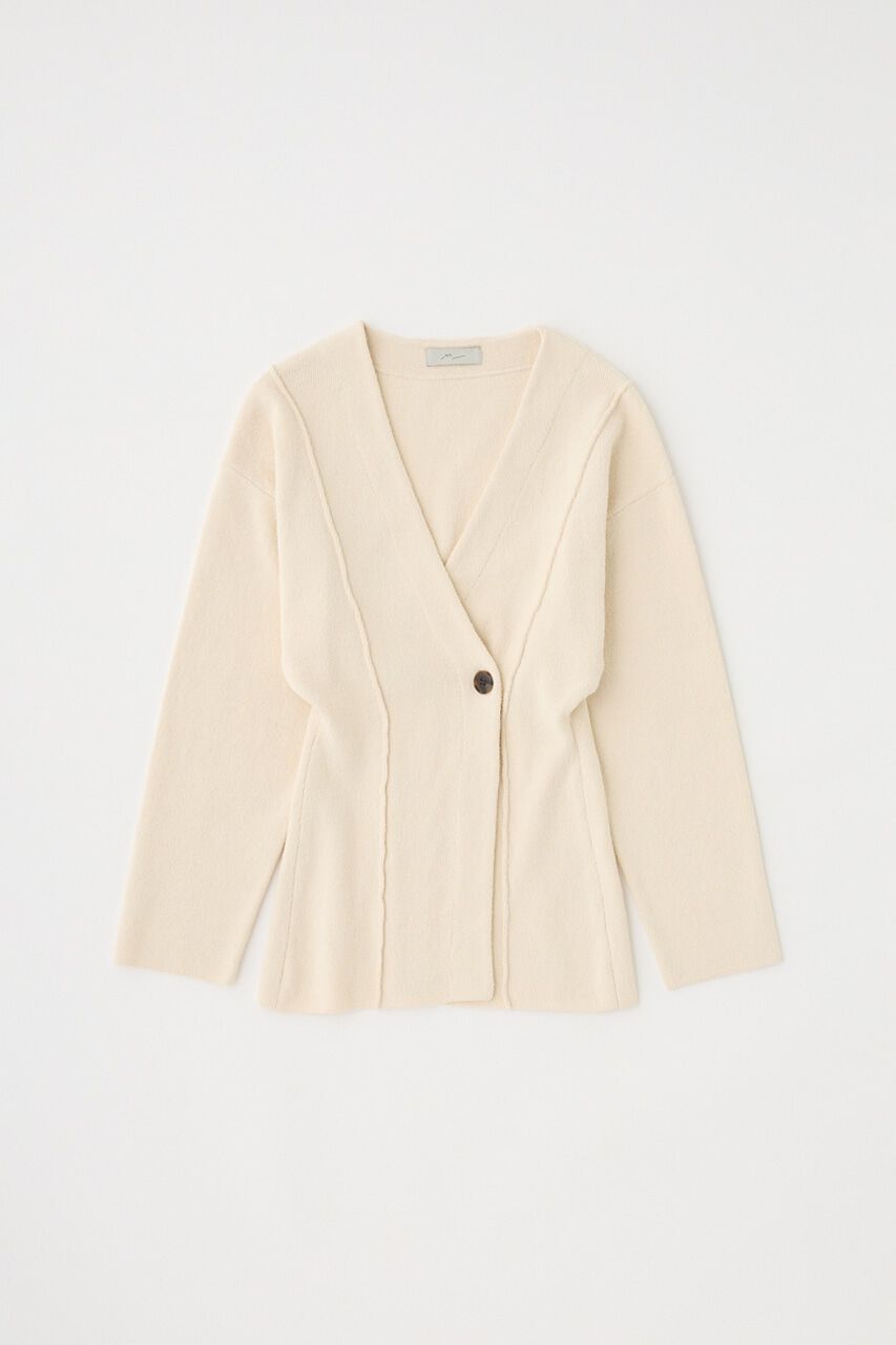 MOUSSY「ニットジャケット　素材の一部にオーガニックコットン使用」|シャツ・ブラウス|