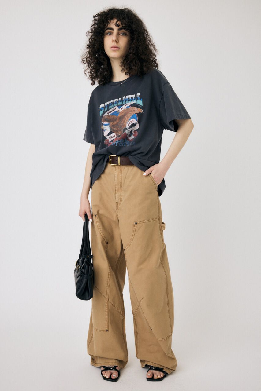 MOUSSY「LOW CLOTCH ペインターパンツ」|デニム|