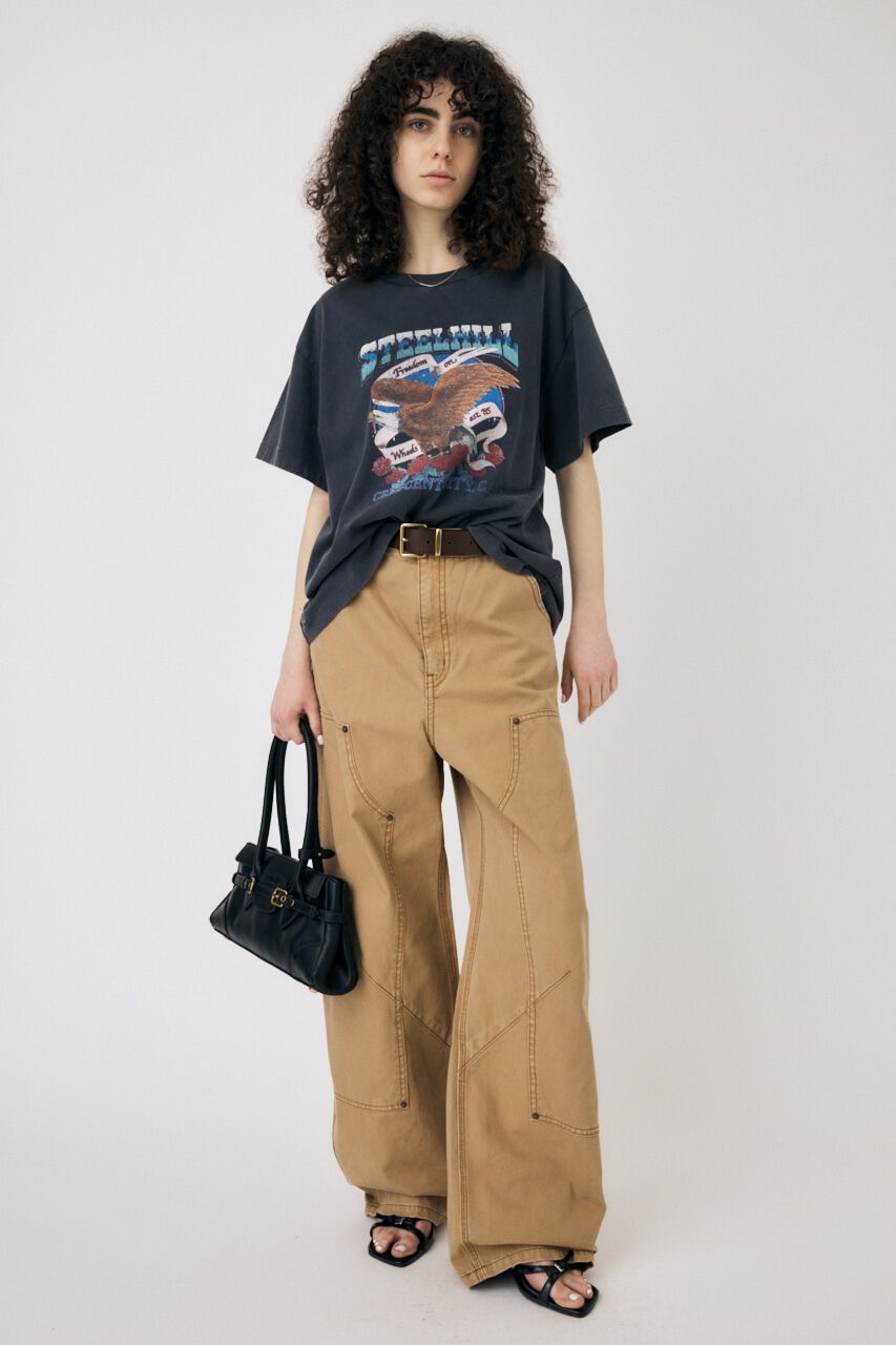 MOUSSY「LOW CLOTCH ペインターパンツ」|デニム|