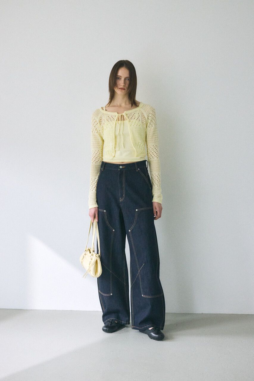 MOUSSY「LOW CLOTCH ペインターパンツ」|デニム|