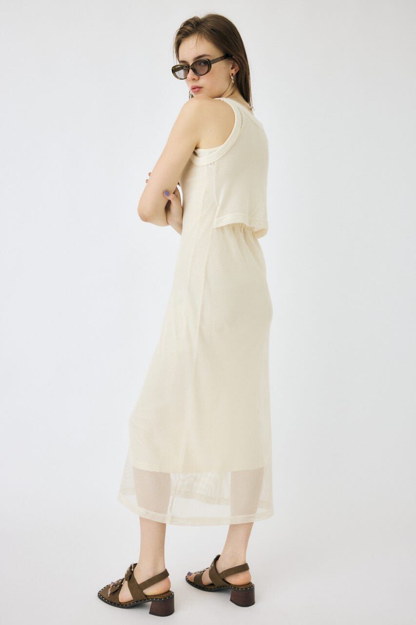 MOUSSY「MESH LAYERED ドレス」|ワンピース|