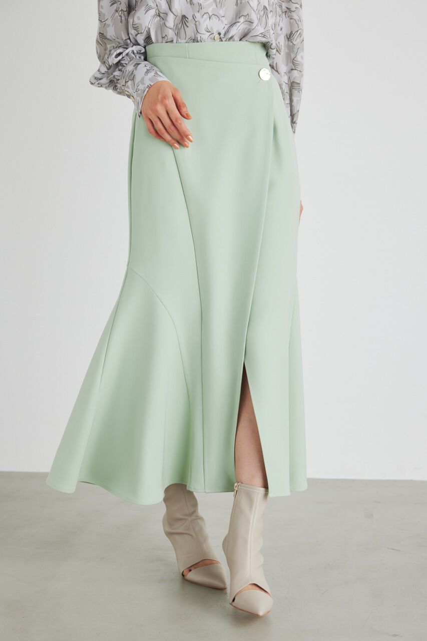 rienda「ラップデザインハイウエストマーメイドSK」|スカート|