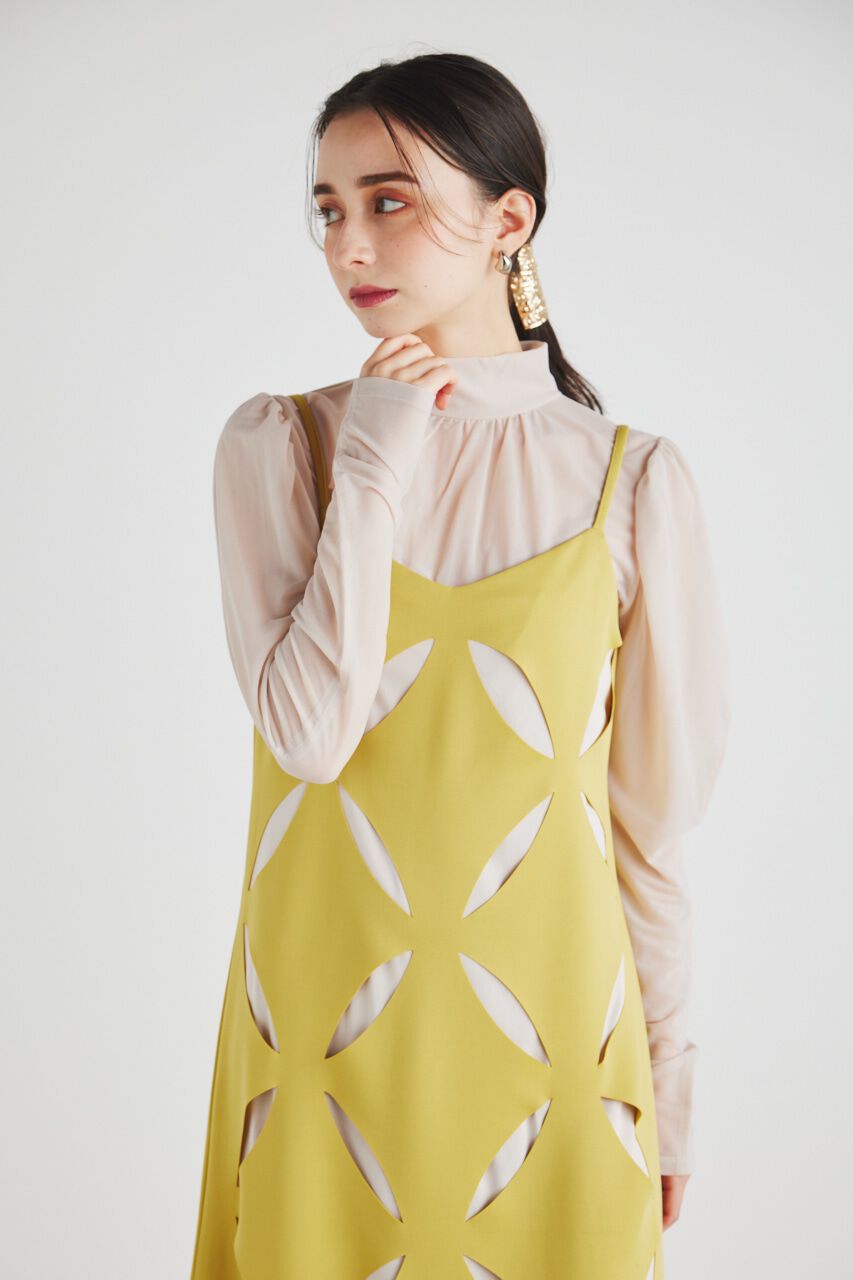 rienda「スランティングスリットキャミOP」|ワンピース|