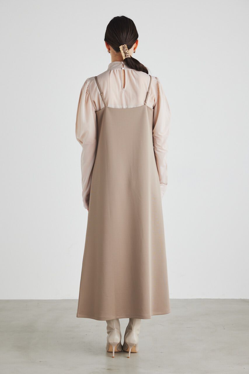 rienda「スランティングスリットキャミOP」|ワンピース|