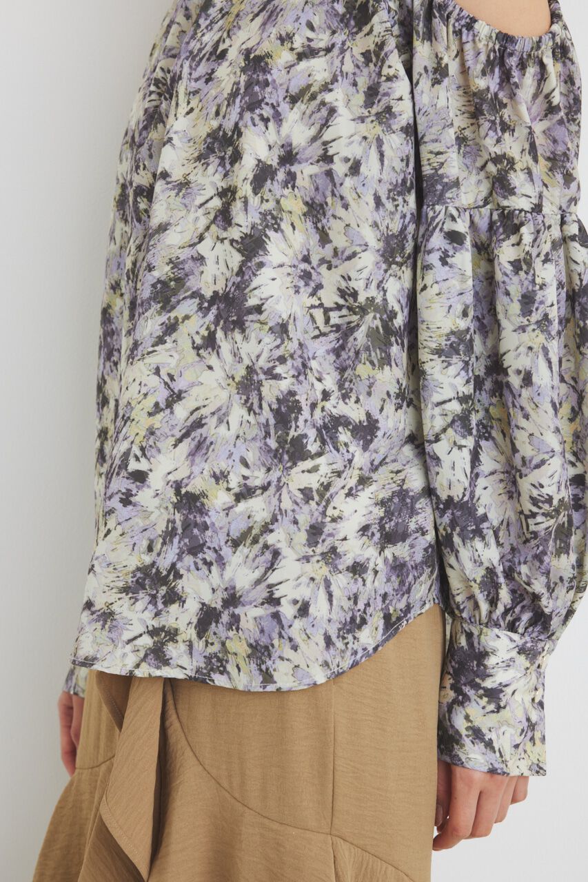 rienda「＃デュアルフラワーブラウス」|シャツ・ブラウス|