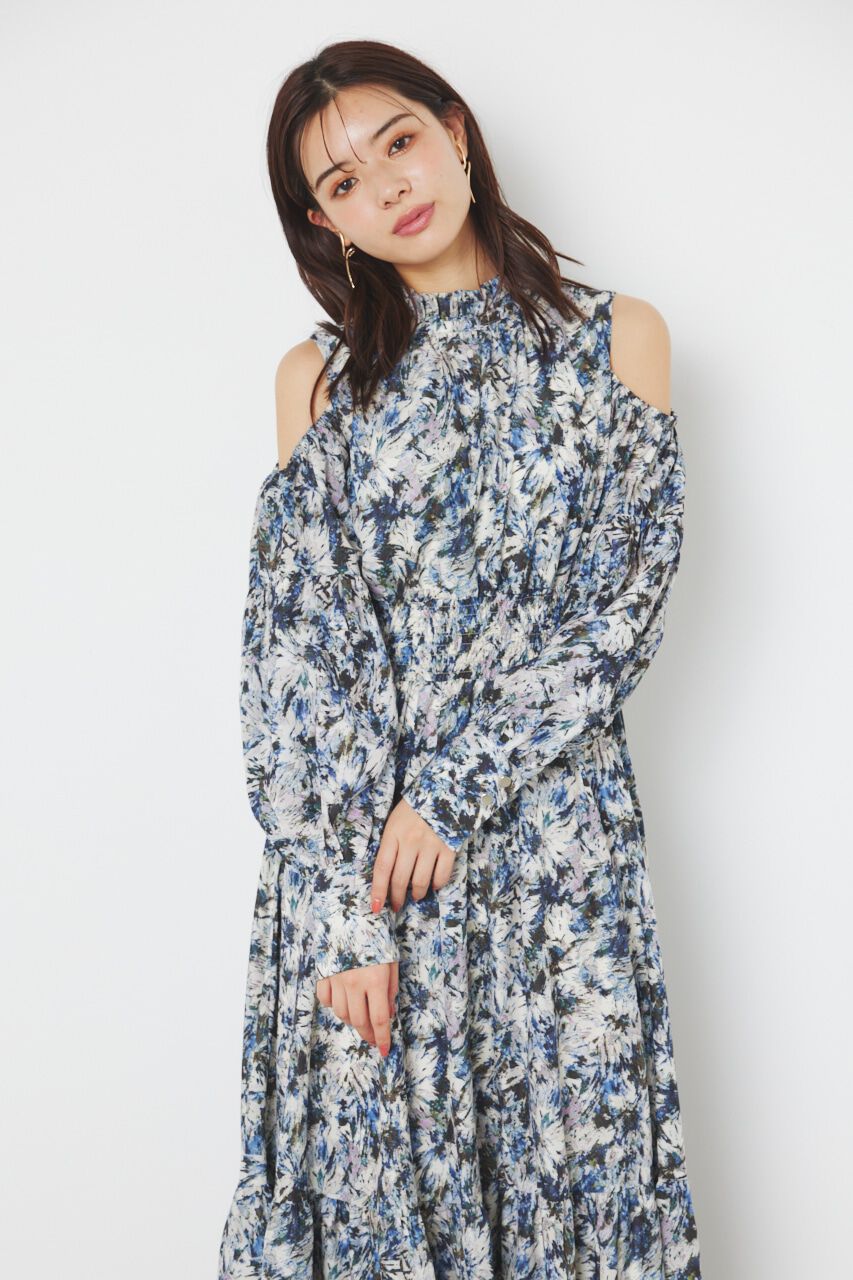 rienda「＃デュアルフラワーワンピース」|ワンピース|