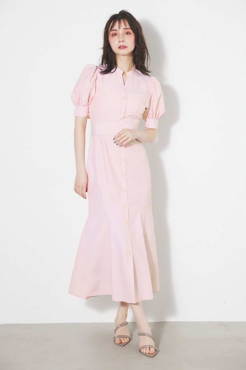 rienda「バックフリルオープンマーメイドOP」|ワンピース|