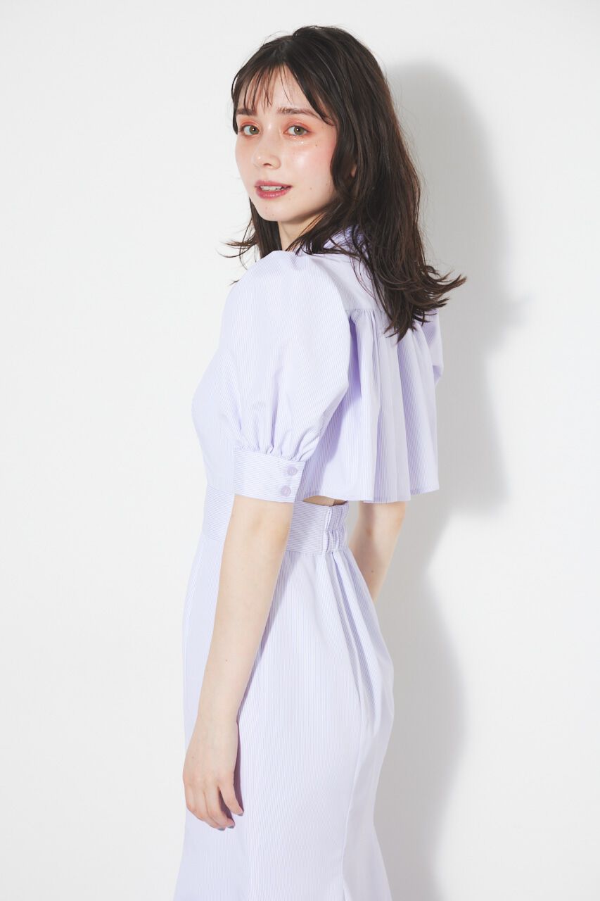 rienda「バックフリルオープンマーメイドOP」|ワンピース|