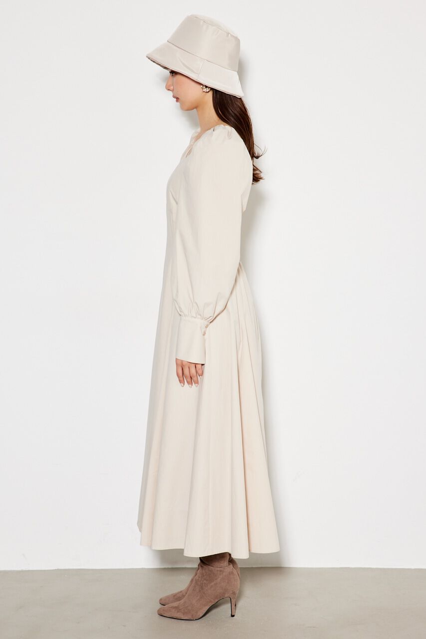 rienda「ボリュームパフSLVフレアOP」|ワンピース|