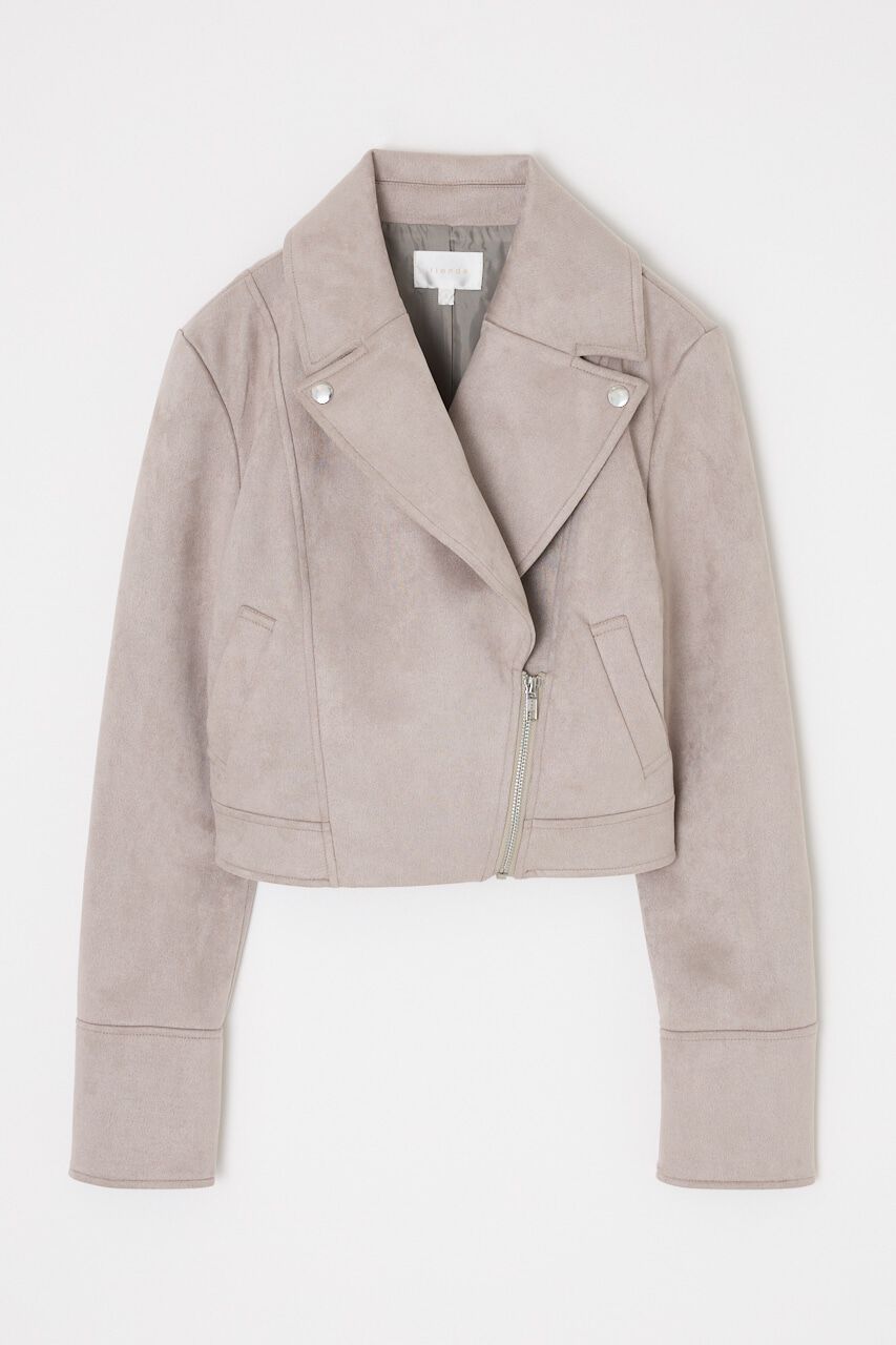 rienda「24AWフェイクスエードライダースジャケット」|その他|