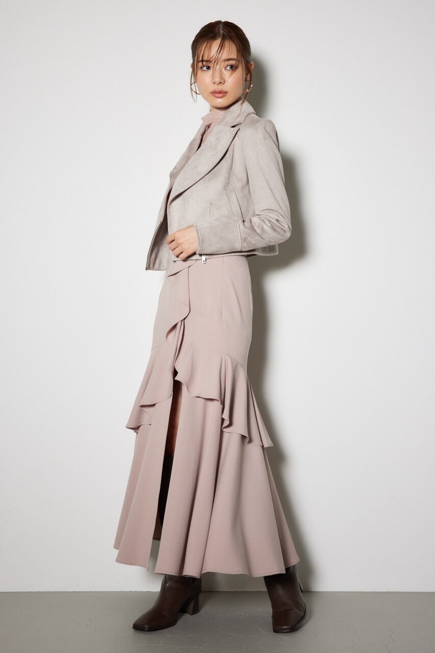 rienda「24AWフェイクスエードライダースジャケット」|その他|