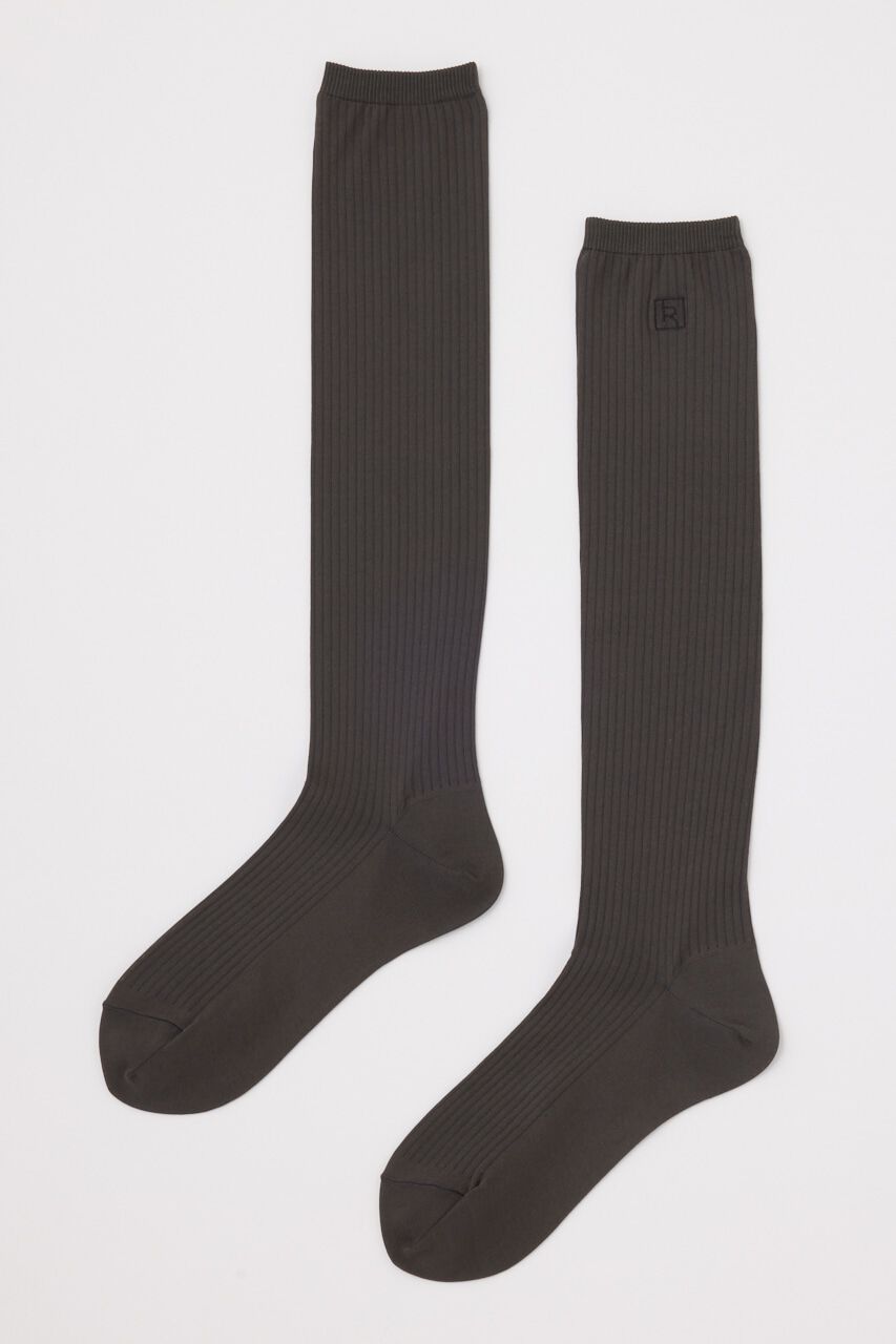 rienda「RIBシアーハイソックス」|その他|D/GRY3