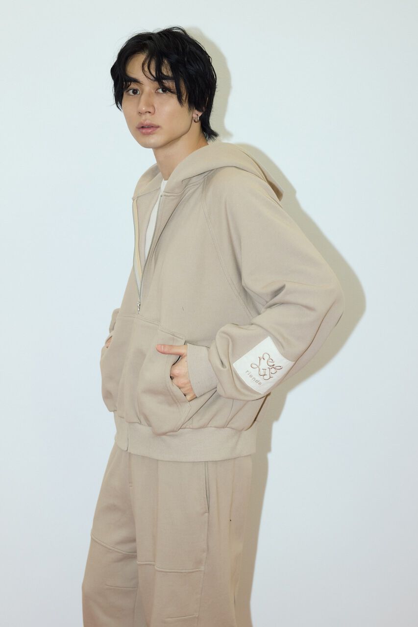 rienda「Rパッチ付きユニセックススウェットトップス」|Tシャツ・カットソー|