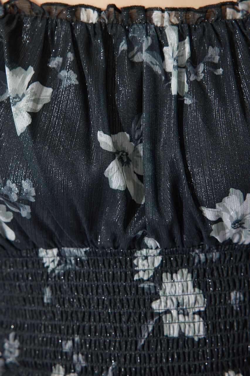 rienda「パフスリーブシャーリングブラウス」|シャツ・ブラウス|