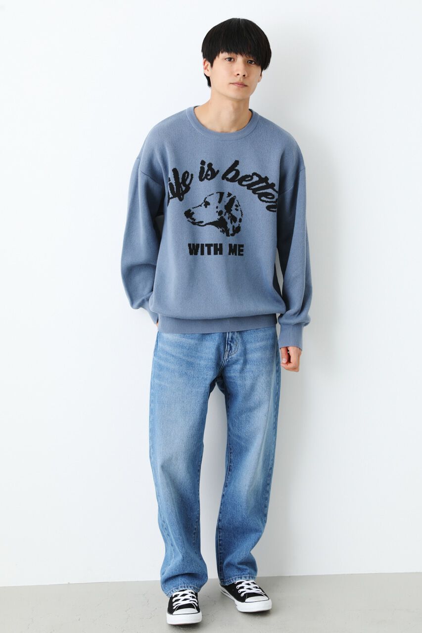 RODEO CROWNS「DOGジャガードニット」|ニット・セーター|