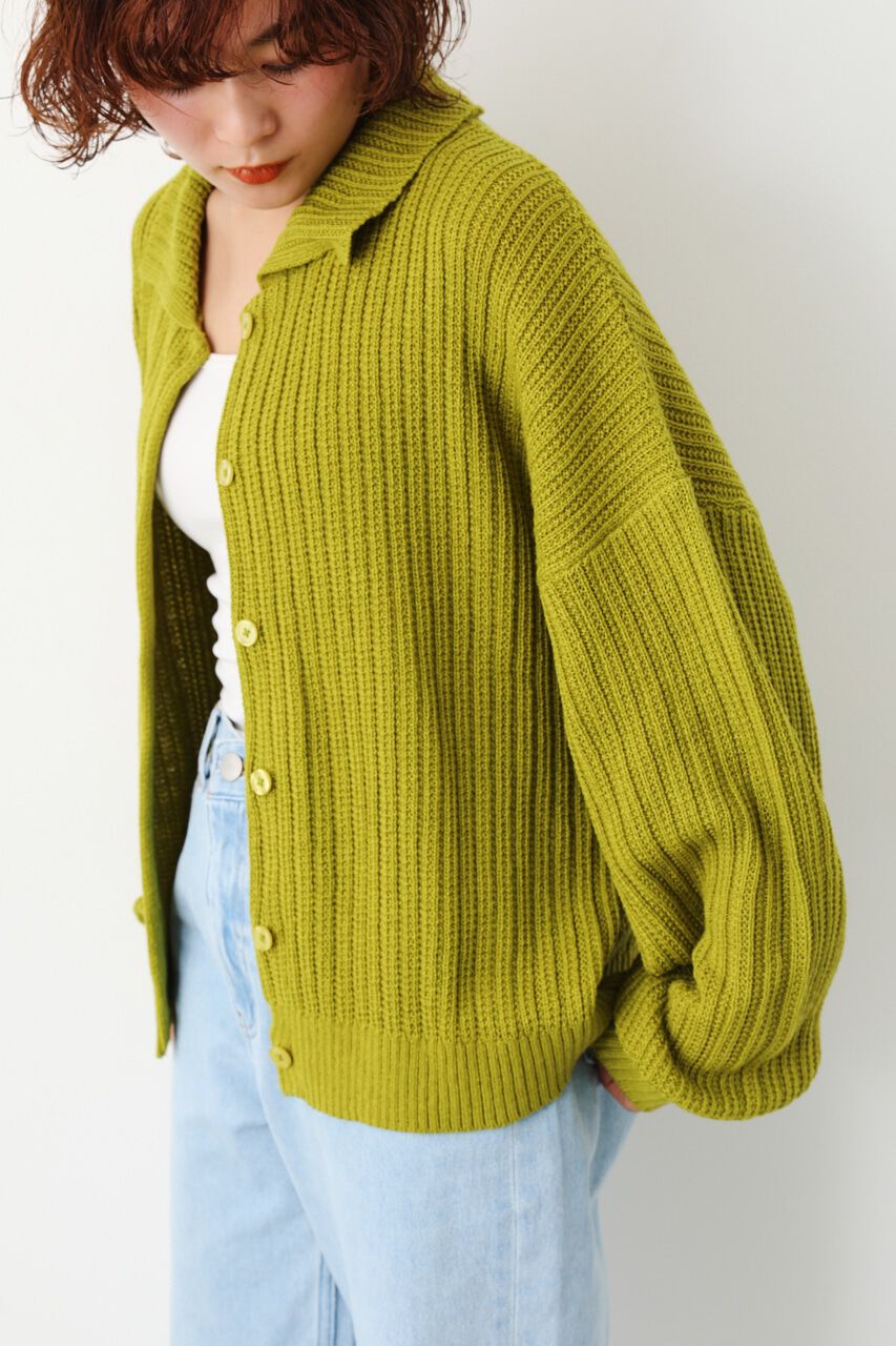 RODEO CROWNS「襟付きニットカーディガン」|ニット・セーター|