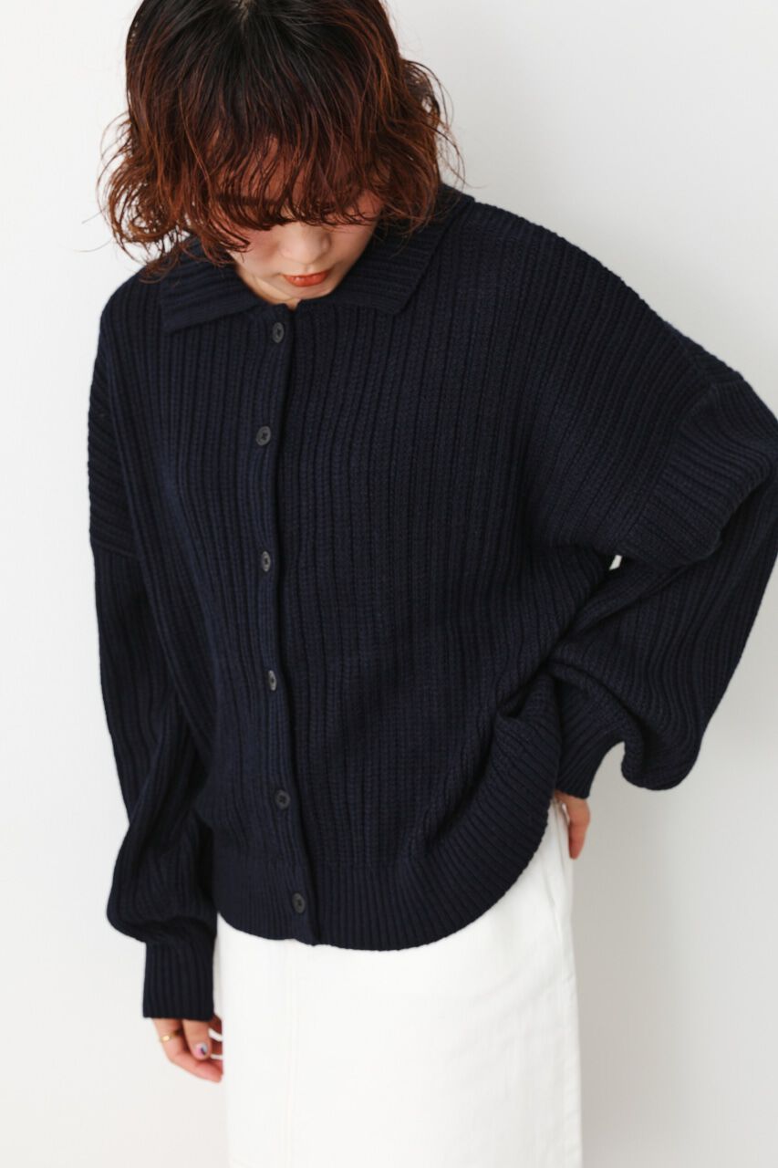 RODEO CROWNS「襟付きニットカーディガン」|ニット・セーター|