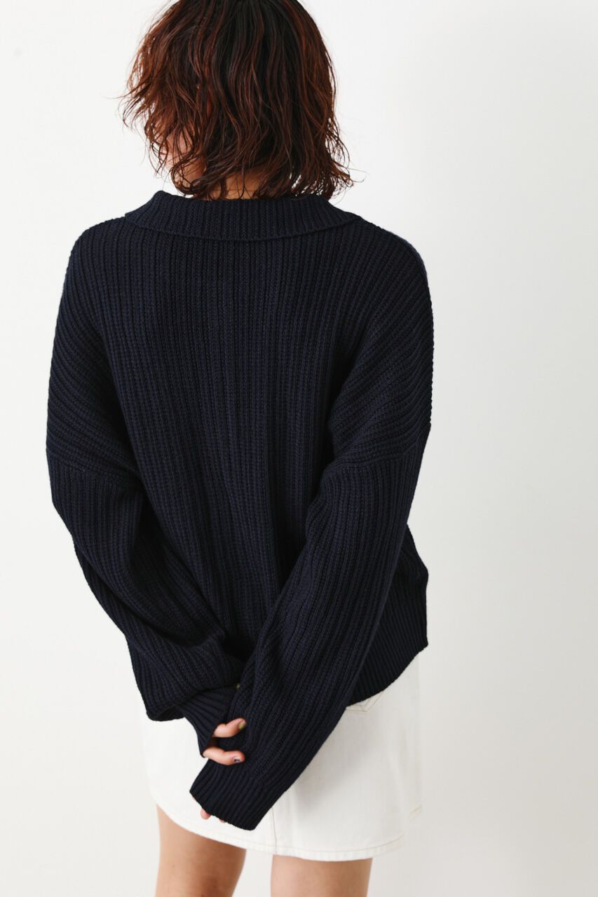 RODEO CROWNS「襟付きニットカーディガン」|ニット・セーター|