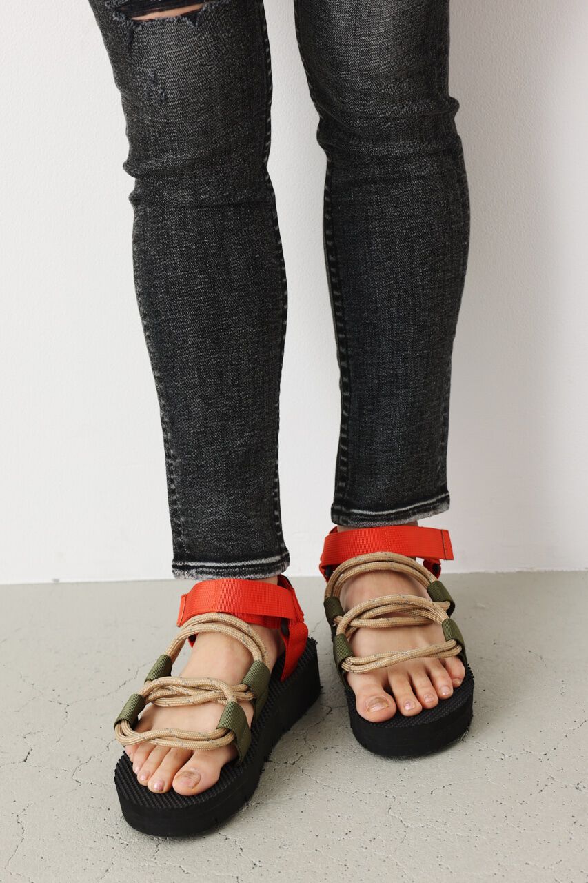 RODEO CROWNS「COLOR CORD サンダル」|サンダル|柄BEG5