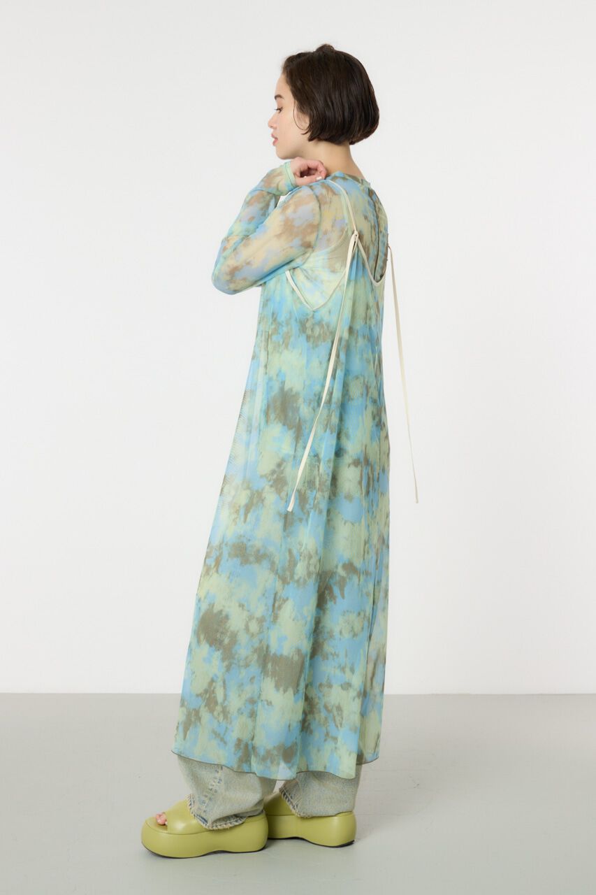 RODEO CROWNS「ニュアンスパターンシアーキャミワンピース」|ワンピース|