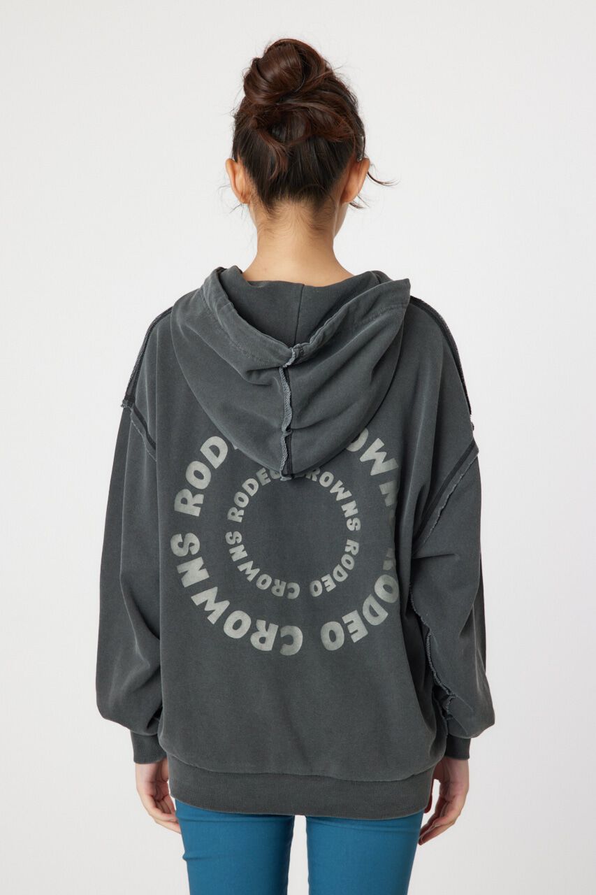 RODEO CROWNS「ピグメントジップパーカー」|パーカー|