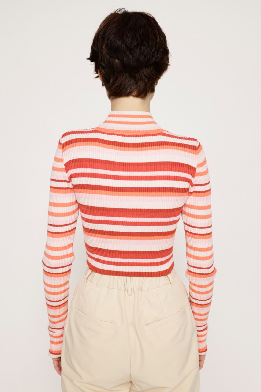 SLY「MULTI BORDER KNIT トップス」|ニット・セーター|