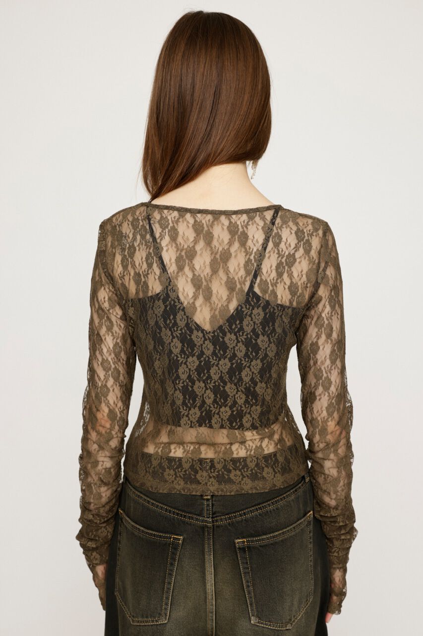 SLY「BASIC CUT LACE トップス」|Tシャツ・カットソー|