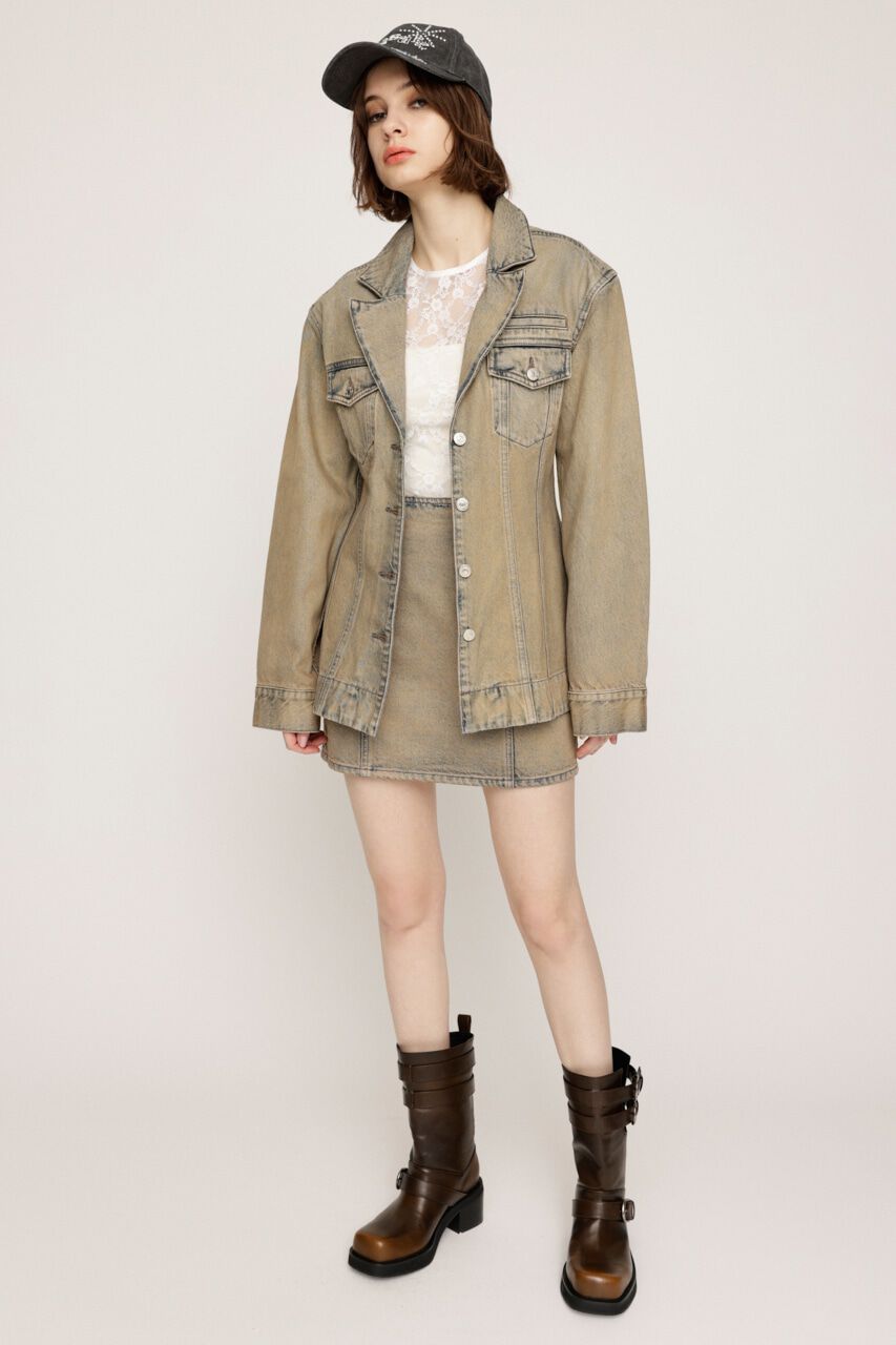 SLY「IAN TAILOR SHAPED DENIM JK-BC」|デニムジャケット|