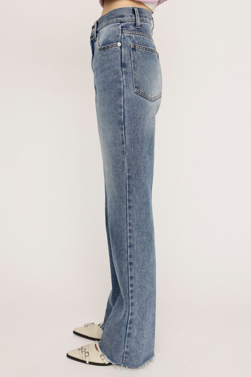 SLY「J／W SEMI FLARE PT-BE」|デニム|