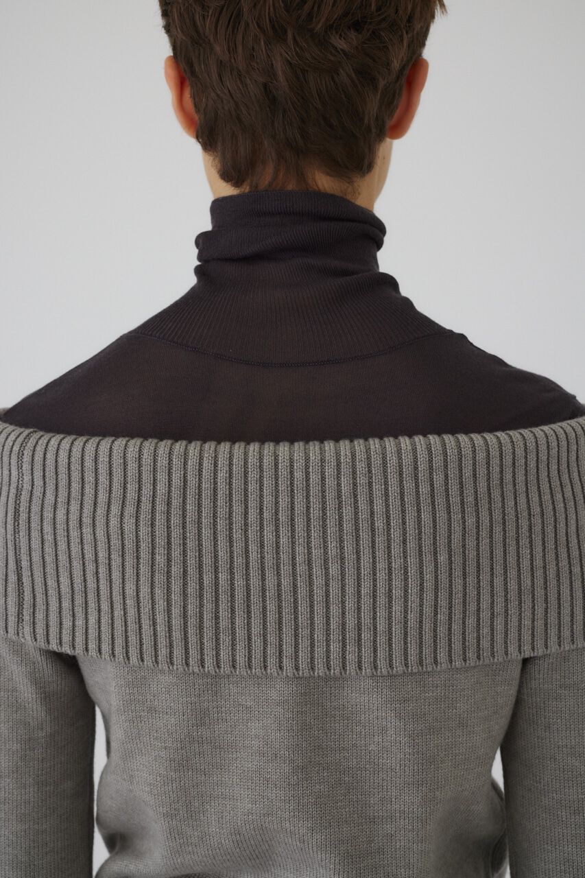 RIM.ARK 「Docking off shoulder tops」|ニット・セーター|