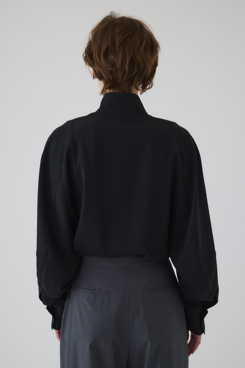 RIM.ARK 「Stand collar volume blouse」|シャツ・ブラウス|