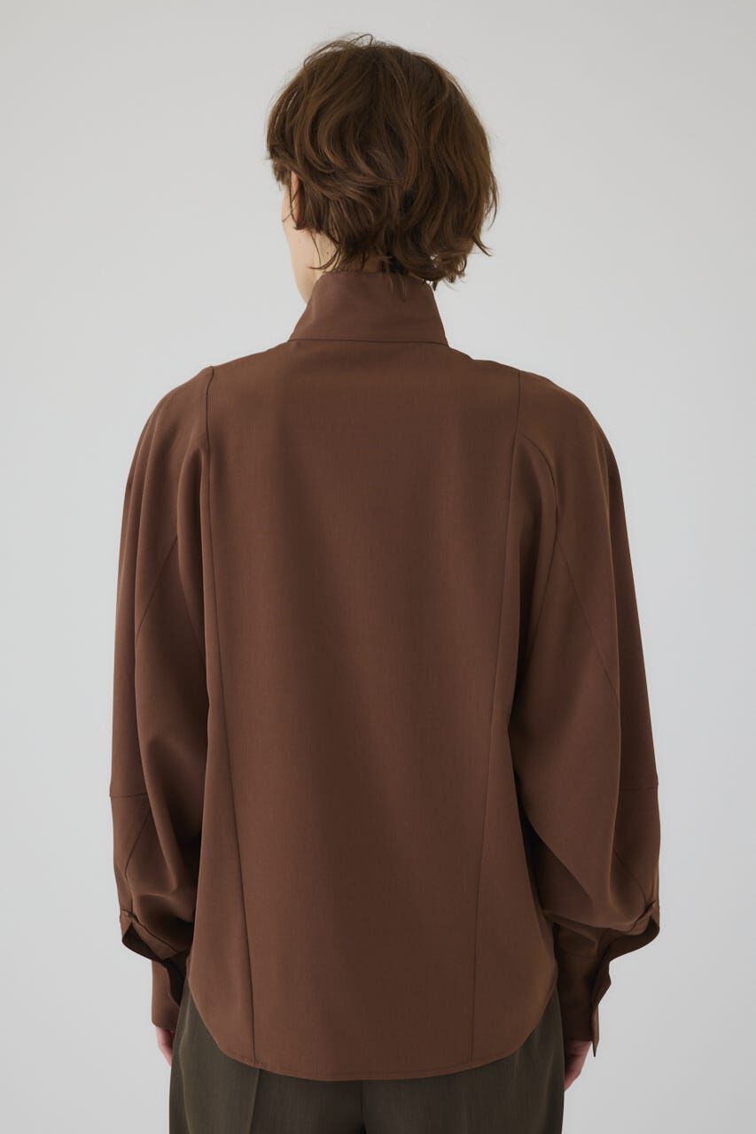 RIM.ARK 「Stand collar volume blouse」|シャツ・ブラウス|