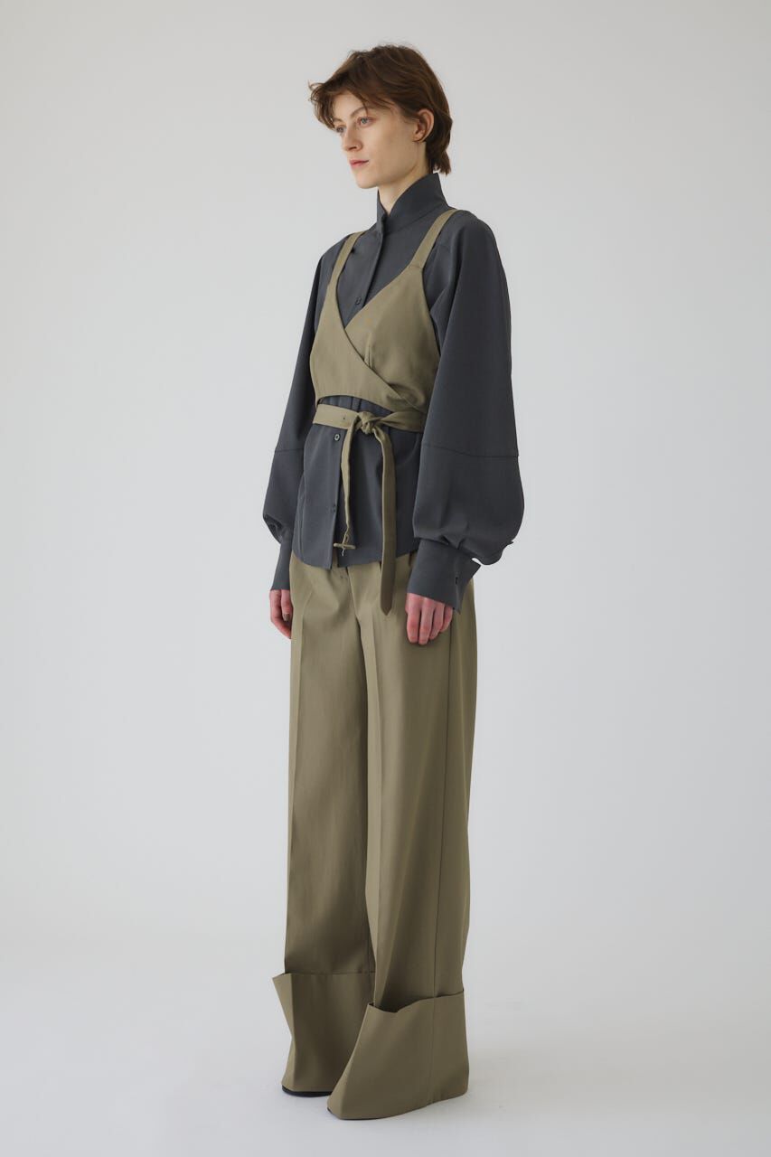 RIM.ARK 「Stand collar volume blouse」|シャツ・ブラウス|GRY