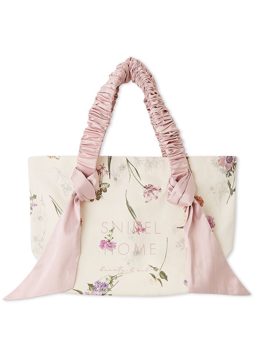 SNIDEL HOME「オーガニックキャンバストート -SMALL-（FLOWER）」|トートバッグ|PNK