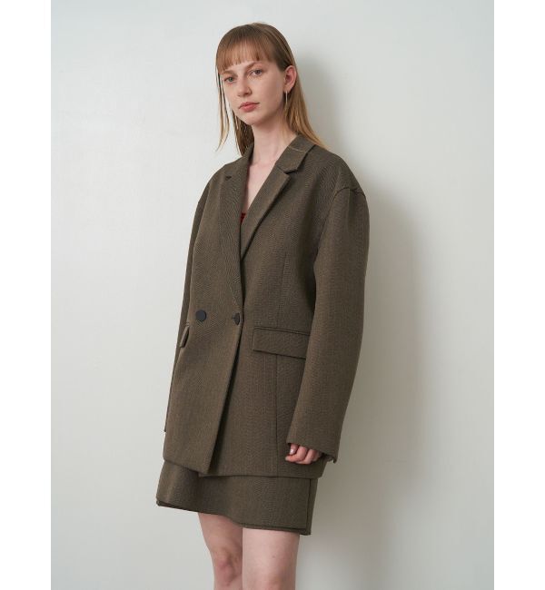ELENDEEK「HERRINGBONE OVER JK」|テーラードジャケット|