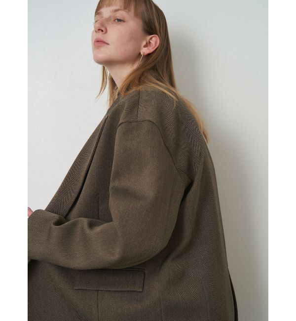 ELENDEEK「HERRINGBONE OVER JK」|テーラードジャケット|