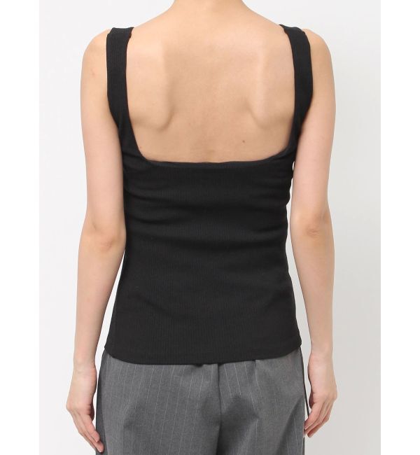 ELENDEEK「SQUARE NECK PAD TANK」|タンクトップ|