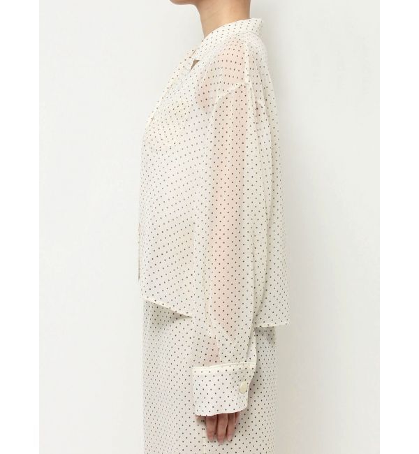 ELENDEEK「DOT SHEER SH」|シャツ・ブラウス|