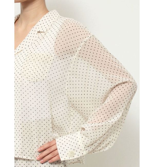 ELENDEEK「DOT SHEER SH」|シャツ・ブラウス|