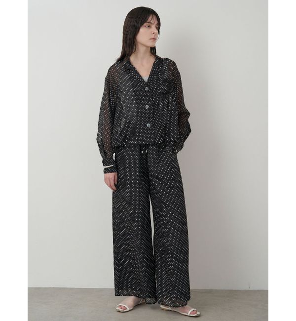 ELENDEEK「DOT SHEER SH」|シャツ・ブラウス|