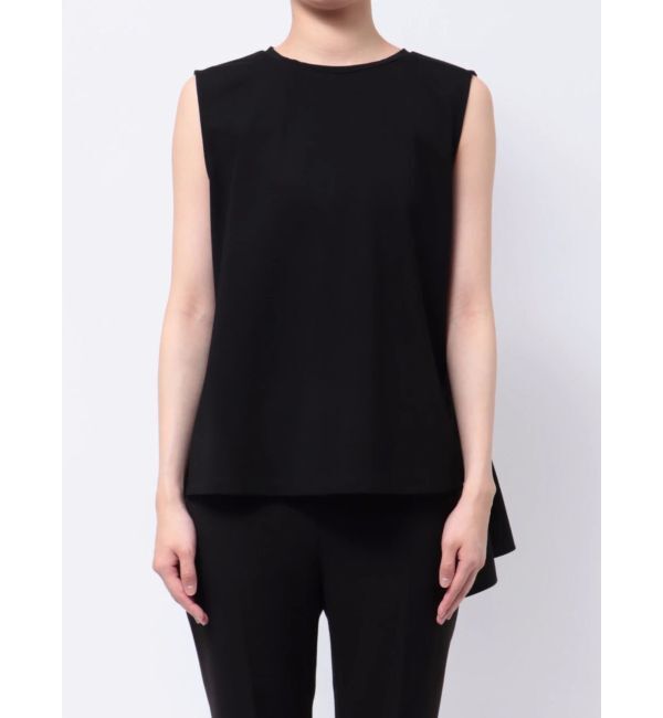 ELENDEEK「BACK ASYMMETRY DRAPE CS」|Tシャツ・カットソー|