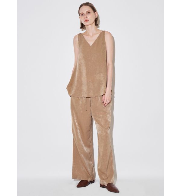 ELENDEEK「SATIN FLARED CAMI」|キャミソール|