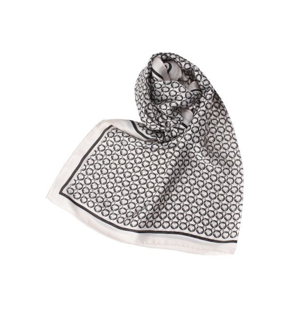 RESEXXY「ジオメトリック柄スカーフ」|バンダナ・スカーフ|ホワイト