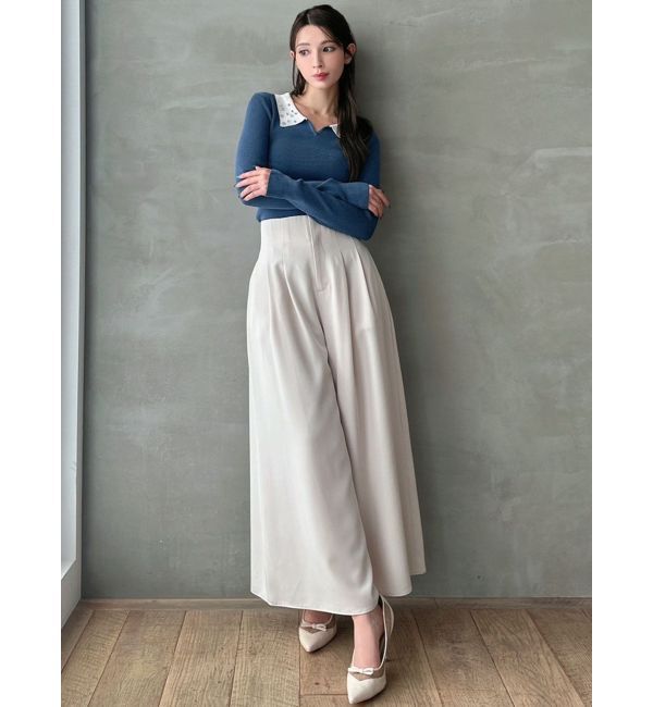 RESEXXY「タックデザインフレアパンツ」|その他|